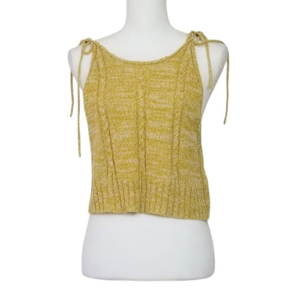 FREE PEOPLE BOMBSHELL OPEN-KNIT CROP TANK - Picture 7 of 9